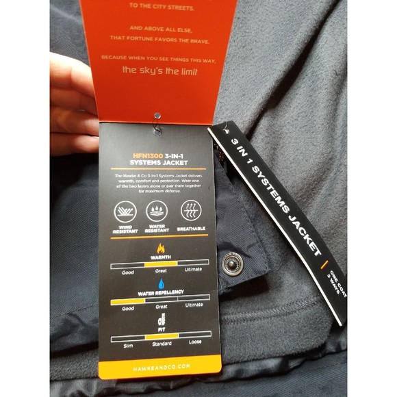 Hawke & Co 3-in-1 systems jacket, XL blk - Picture 4 of 5
